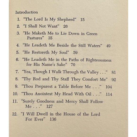 A Shepherd Looks at Psalm 23, Phillip Keller, 1970 Paperback - Picture 8 of 8